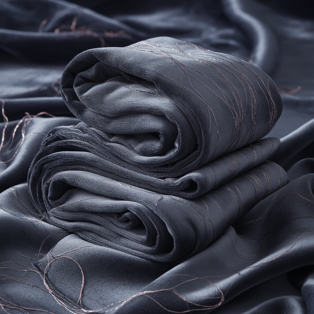 Macro velvet and satin texture pattern